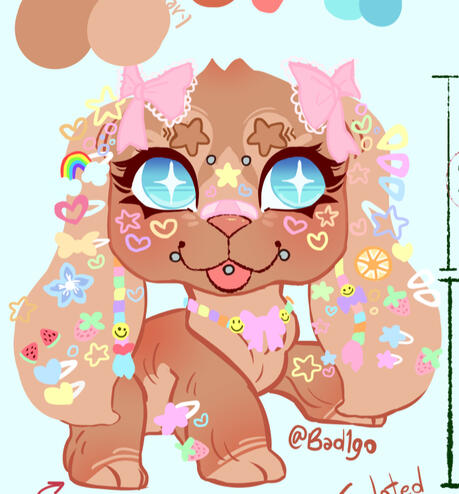[OC] Project of an LPS custom, Delilah.