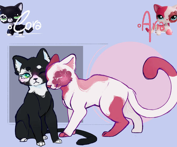 [OC] LPS Ocs, Cora and Aria