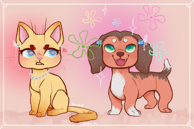 [FanArt] Brooklyn and Savannah from LPS Popular